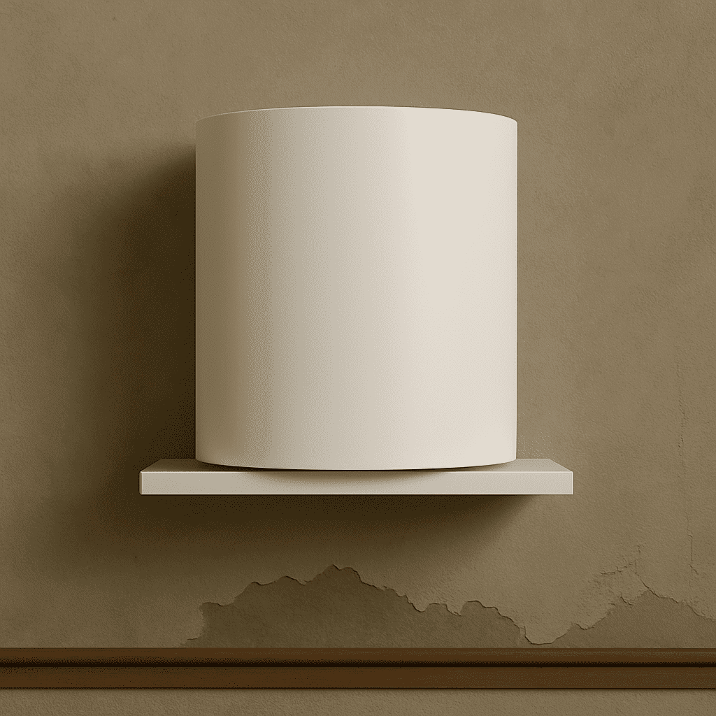 device to dry a damp wall